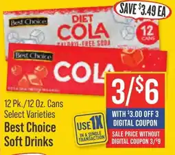 Hometown Market Best Choice soft drinks offer