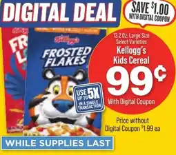 Hometown Market Kellogg's Frosted Flakes offer