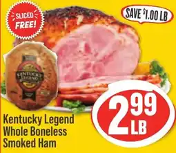 Hometown Market Kentucky Legend Whole Boneless Smoked Ham offer