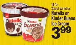 Hometown Market Nutella or Kinder Bueno Ice Cream offer