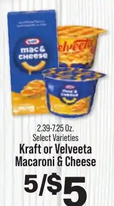 Hometown Market Kraft or Velveeta Macaroni & Cheese offer