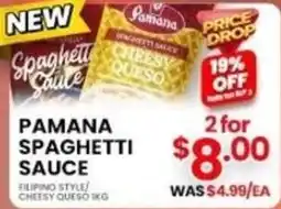 Seafood City Pamana spaghetti sauce offer