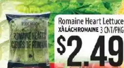 Hmart Romaine hearts lettuce offer