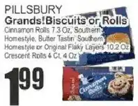 Food Universe Pillsbury grands biscuits or rolls offer