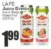 Food Universe La Fe juice drinks offer