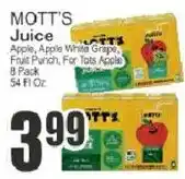 Food Universe Mott's juice offer
