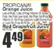 Food Universe Tropicana orange juice offer