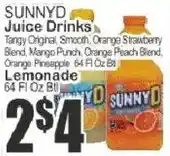 Food Universe Sunnyd juice drinks offer