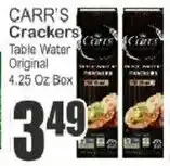 Food Universe Carr's Crackers Table Water Original offer