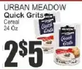 Food Universe Urban meadow quick grits cereal offer