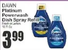 Food Universe Dawn platinum powerwash dish spray refill offer