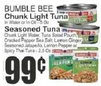 Food Universe Bumble Bee Chunk Light Tuna offer