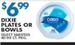 Dixie plates or bowls