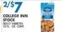 Met Foodmarkets College inn stock offer
