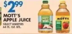 Met Foodmarkets Mott's apple juice offer