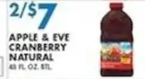 Met Foodmarkets Apple & eve cranberry natural offer