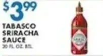 Met Foodmarkets Tabasco sriracha sauce offer