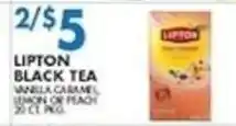 Met Foodmarkets Lipton black tea offer