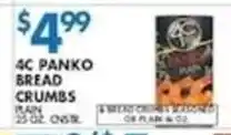 Met Foodmarkets 4c panko bread crumbs offer