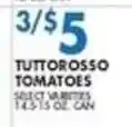 Met Foodmarkets Tuttorosso tomatoes offer