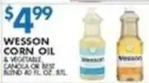 Met Foodmarkets Wesson corn oil & vegetable offer