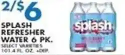 Met Foodmarkets Splash refresher water offer