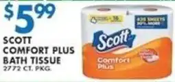 Met Foodmarkets Scott comfort plus bath tissue offer