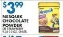 Met Foodmarkets Nesquik chocolate powder offer