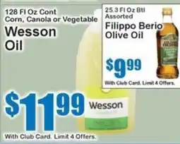 Super Fresh Wesson Oil offer