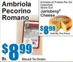 Super Fresh Ambriola pecorino romano offer