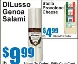 Super Fresh DiLusso Genoa Salami offer