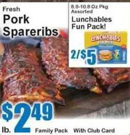 Super Fresh Lunchables Fun Pack offer