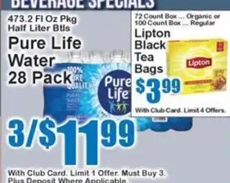 Super Fresh Pure Life Water offer
