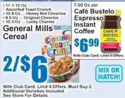 Super Fresh General Mills Cereal offer
