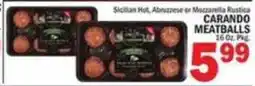 C Town Carando meatballs offer