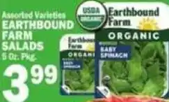 C Town Earthbound Farm salads offer