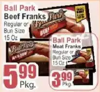 Food Universe Ball Park Beef Franks offer