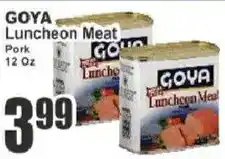Food Universe Goya luncheon meat offer