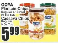 Food Universe Goya plantain chips offer