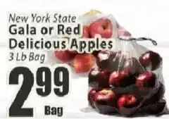 Food Universe New York State Gala or Red Delicious Apples offer