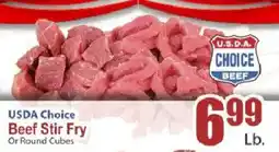 Food Universe Usda Choice Beef Stir Fry offer