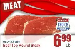 Food Universe Usda Choice Beef Top Round Steak offer