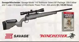 Dunham's Sports Savage Winchester Savage Model 110 Trailblazer Select XP Package .308 Caliber offer