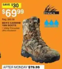 Itasca men's carbine 1000 boots