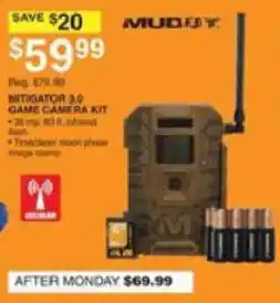 Dunham's Sports Mud Bay mitigator 3.0 game camera kit offer