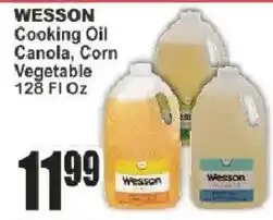 Food Universe Wesson Cooking Oil Canola, Corn Vegetable offer
