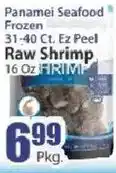Food Universe Panamei Seafood Frozen Raw Shrimp offer