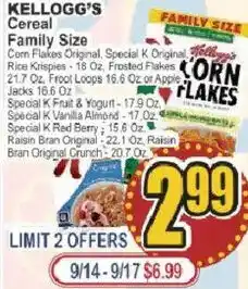 Food Universe Kellogg's corn flakes offer