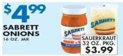 Met Foodmarkets Sabrett onions offer