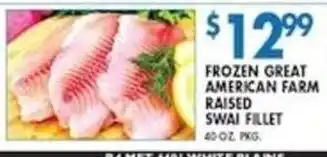 Met Foodmarkets Frozen great american farm raised swai fillet offer